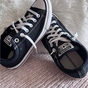 Converse All-Star Black & White Kids Low Top Sneakers